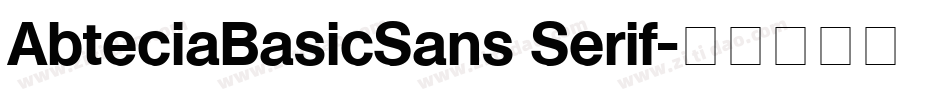 AbteciaBasicSans Serif字体转换